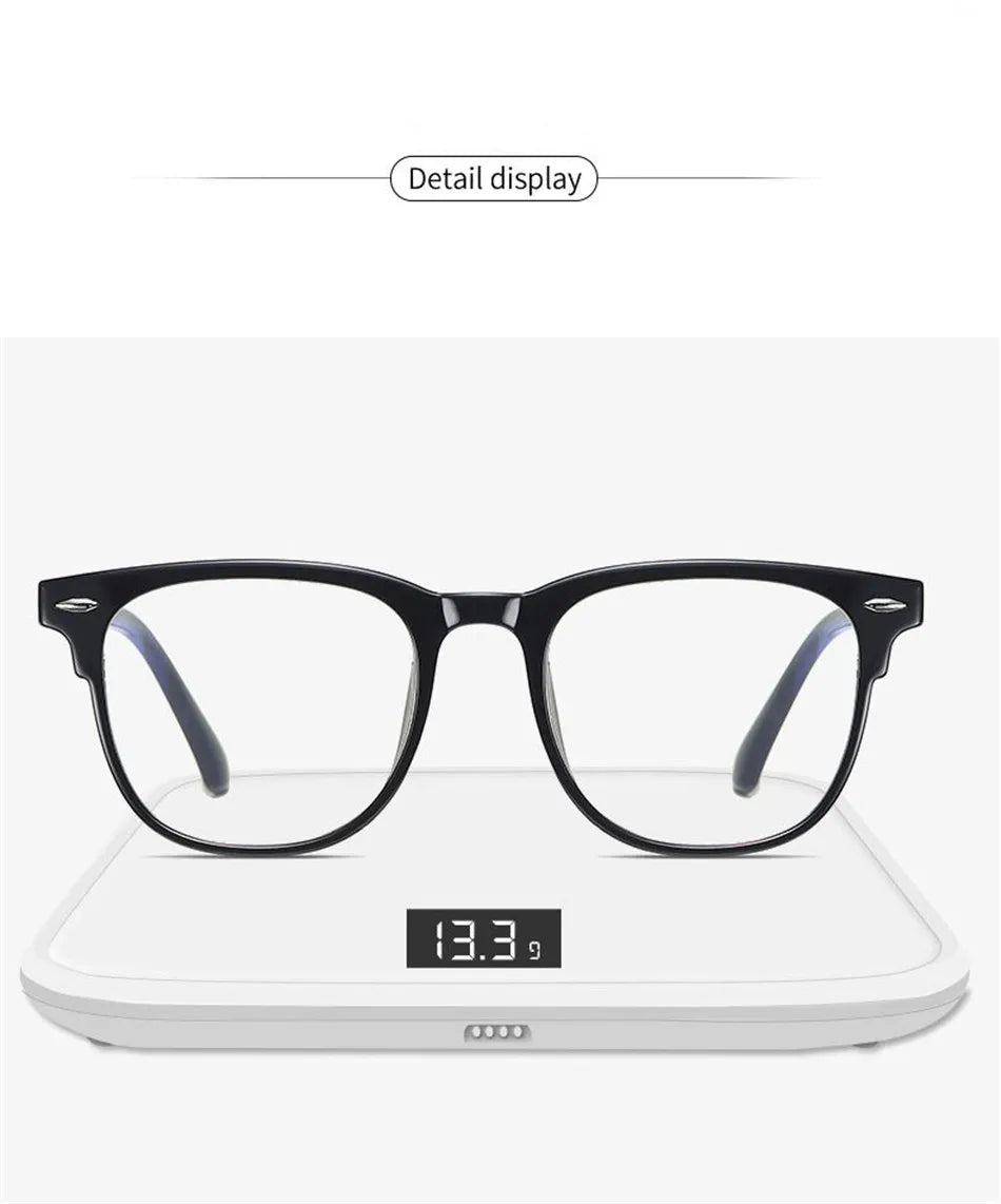 Classic Transparent Computer Glasses Frame Women Men Anti Blue Light Glasses Blocking Glasses Optical Glasses Lenses Oculos Male
