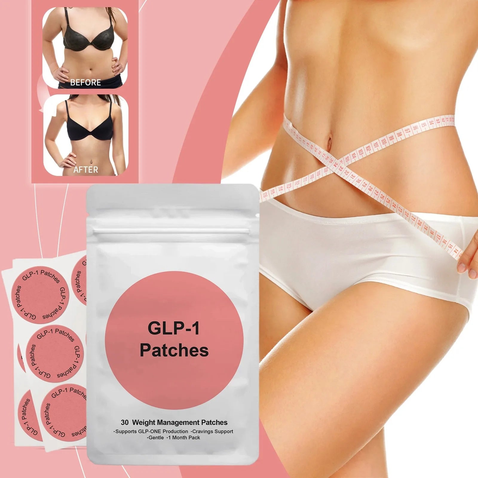 30/60/90/120PCS Hot Assistive Care Patch Burns Gently And Has A Long-lasting Slimming Effect Making Beauty and Health Tools