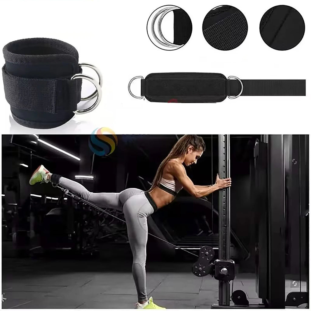 Ankle Straps Resistance Bands Set Fitness Workout Exercise Equipment Ankle Weight Yoga Elastic Fitness Band For Gym Man Woman
