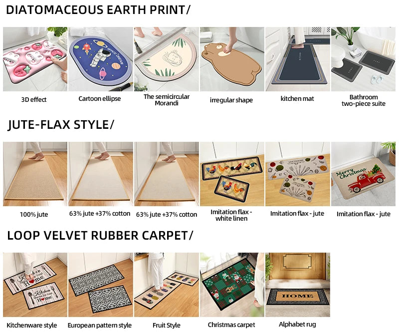 Bathroom Coral Velvet Anti-skid Mat,Quick Water Absorption,Dry Machine Washing,Toilet Mat,SoftComfortable, Easy Mat Bathroom Use