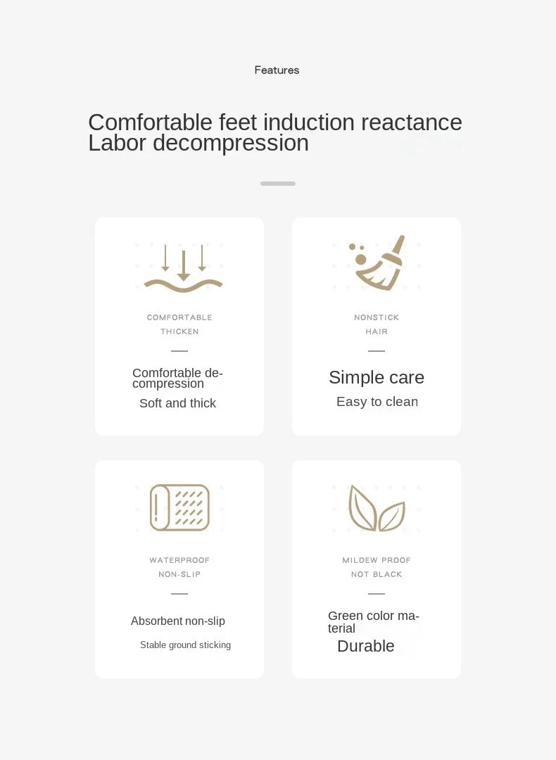 Super Absorbent Kitchen Floor Mat Diatom Mud Pad Bath Pad Anti-Slip Carpet Kitchen Mats Wipeable Wash Long Strip Carpet