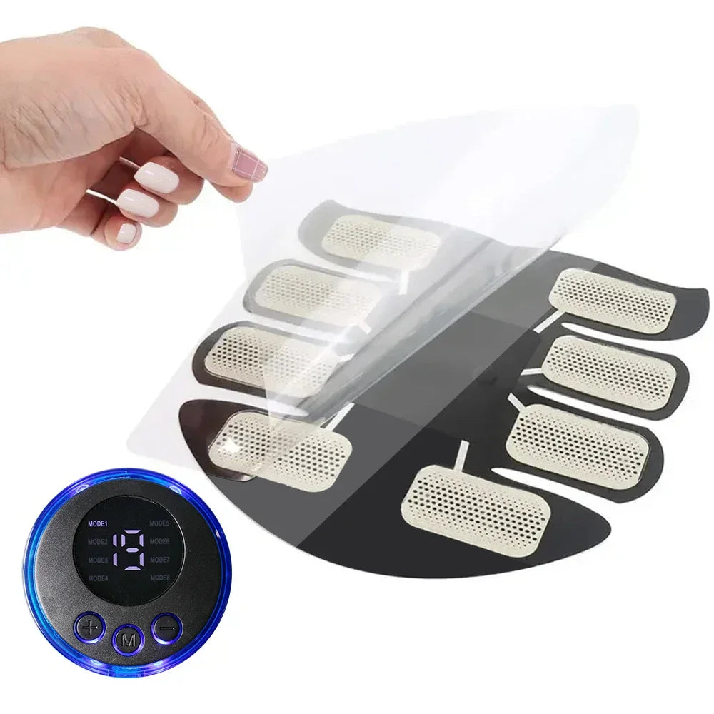 8 Modes EMS Wireless Muscle Stimulator Fitness Trainer ABS Abdominal Electric Weight Loss Body Slimming Massageador USB Charging