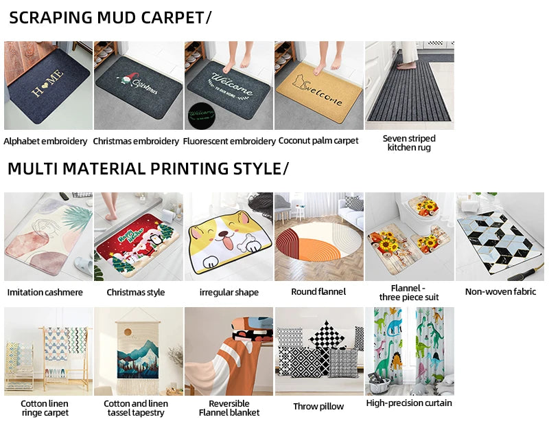 Bathroom Coral Velvet Anti-skid Mat,Quick Water Absorption,Dry Machine Washing,Toilet Mat,SoftComfortable, Easy Mat Bathroom Use