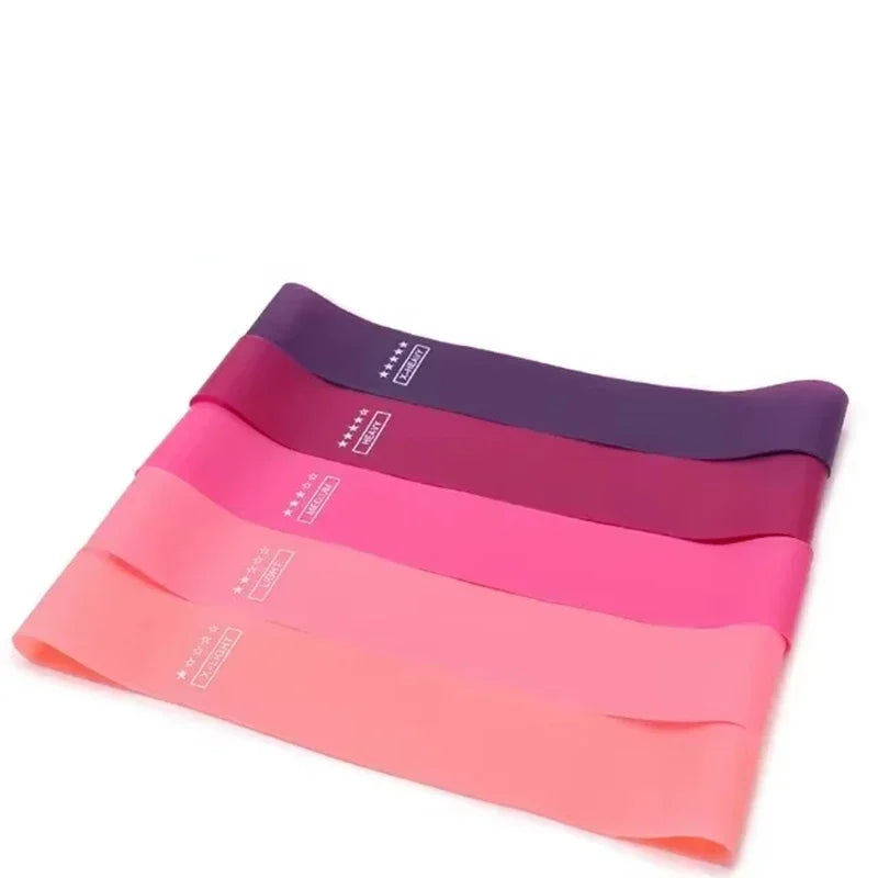 Tpe Yoga Resistance Band Fitness Elastic Band Squat Buttocks Assistance Equipment Stretching Exercise Training Band