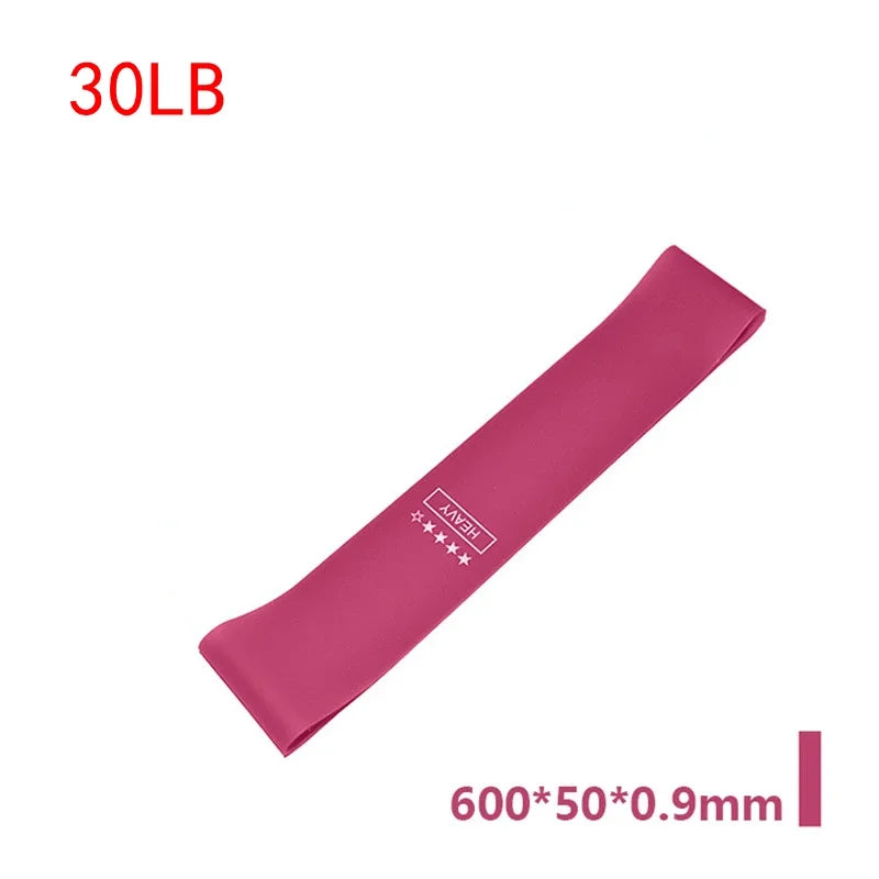 Tpe Yoga Resistance Band Fitness Elastic Band Squat Buttocks Assistance Equipment Stretching Exercise Training Band