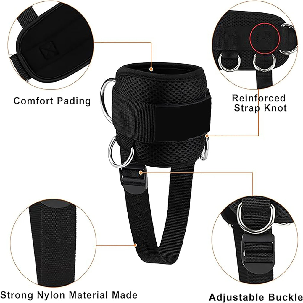Ankle Straps Resistance Bands Set Fitness Workout Exercise Equipment Ankle Weight Yoga Elastic Fitness Band For Gym Man Woman