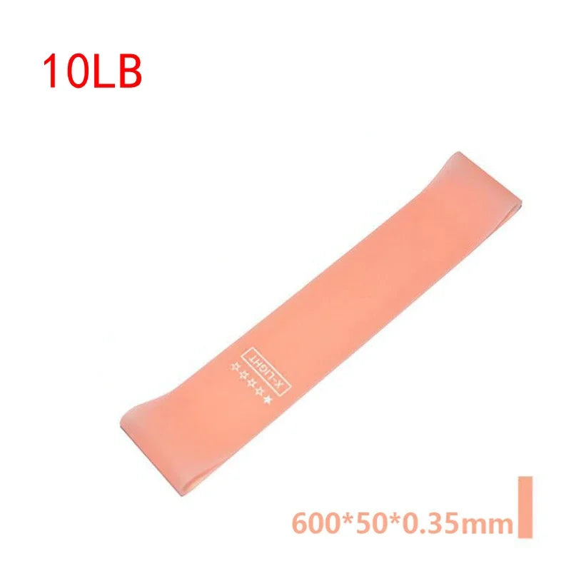 Tpe Yoga Resistance Band Fitness Elastic Band Squat Buttocks Assistance Equipment Stretching Exercise Training Band