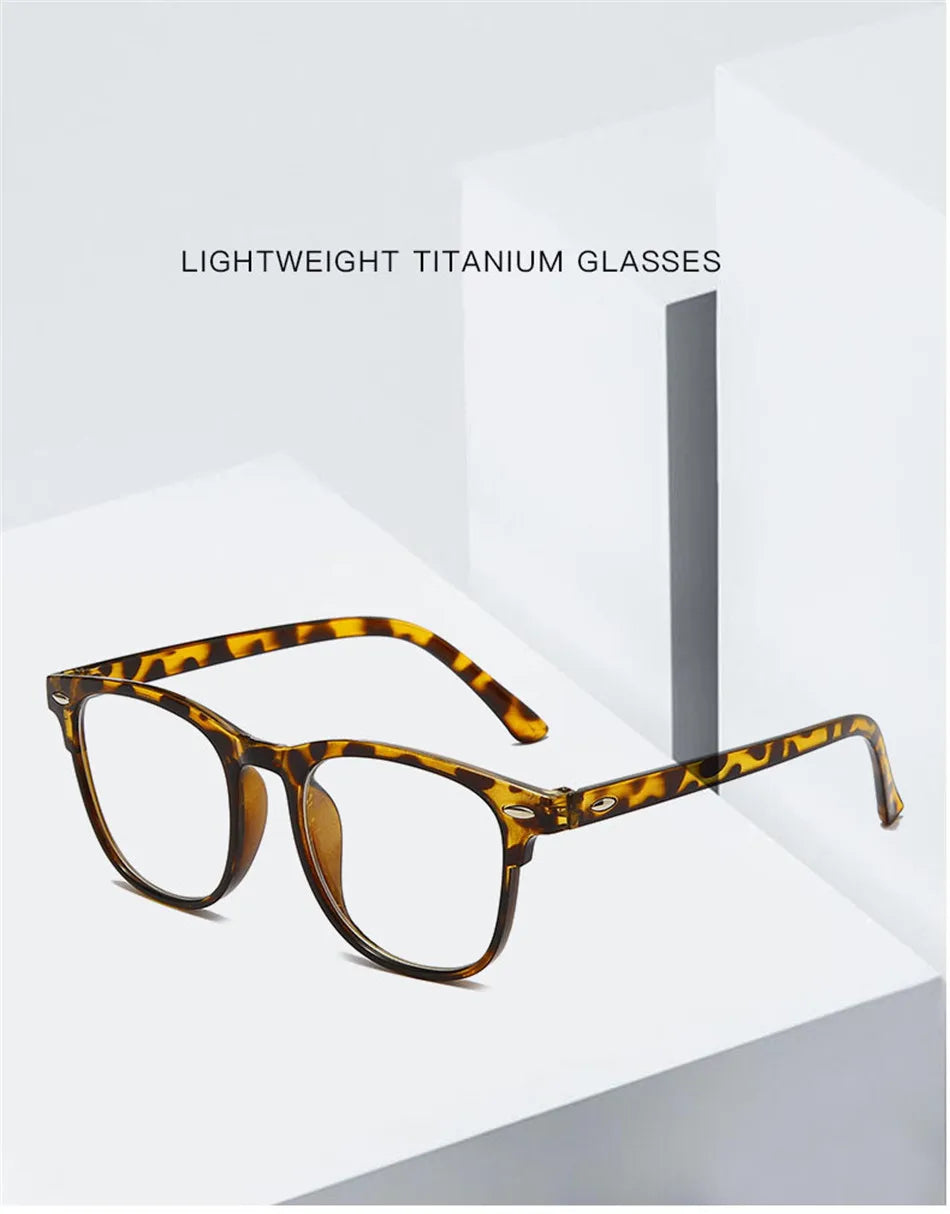 Classic Transparent Computer Glasses Frame Women Men Anti Blue Light Glasses Blocking Glasses Optical Glasses Lenses Oculos Male