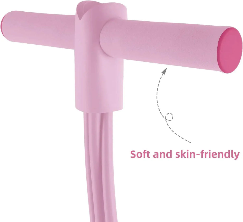 4-Level Resistance Band Tensioner with Non-Slip Handles - Home Fitness Equipment for Abdominal Muscle Training Yoga Abdominal