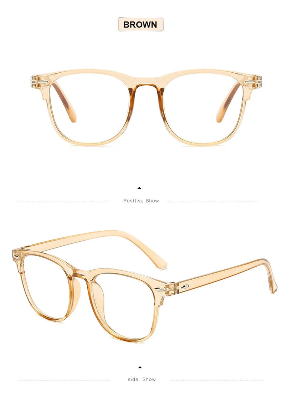 Classic Transparent Computer Glasses Frame Women Men Anti Blue Light Glasses Blocking Glasses Optical Glasses Lenses Oculos Male