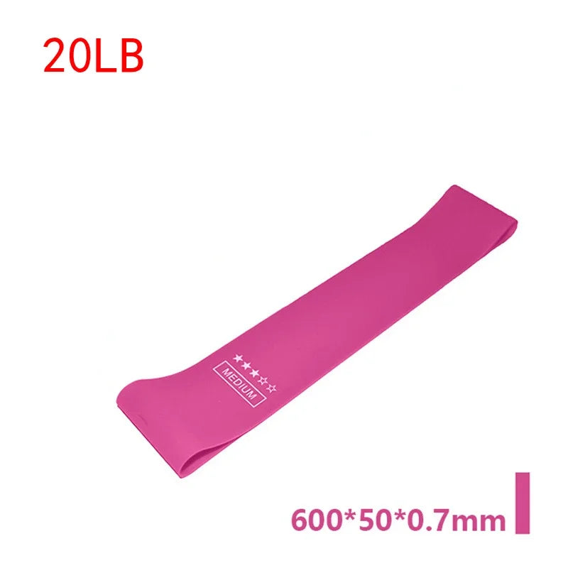 Tpe Yoga Resistance Band Fitness Elastic Band Squat Buttocks Assistance Equipment Stretching Exercise Training Band