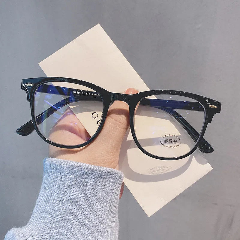 Classic Transparent Computer Glasses Frame Women Men Anti Blue Light Glasses Blocking Glasses Optical Glasses Lenses Oculos Male
