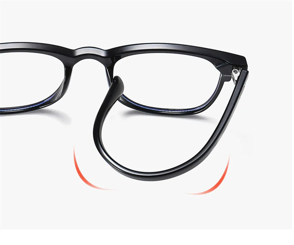 Classic Transparent Computer Glasses Frame Women Men Anti Blue Light Glasses Blocking Glasses Optical Glasses Lenses Oculos Male